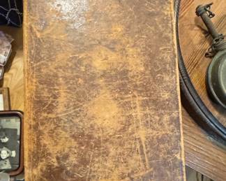 Antique Leather-Bound Volume