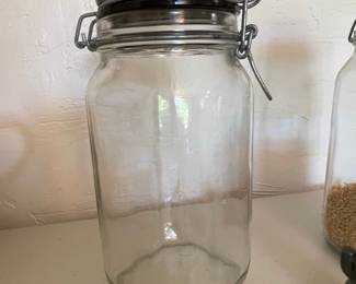 Bormioli Rocco Fido Glass Storage Jar with Wire Bail Closure