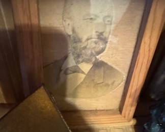 Antique Cabinet Card Portrait of a Gentleman, possibly Ulysses S. Grant