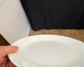 CorningWare White Oval Plate