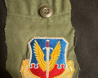 US Air Force Tactical Air Command (TAC) Patch on Uniform Fragment