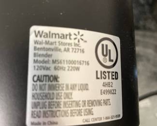 Mainstays MS61100016716 Personal Blender
