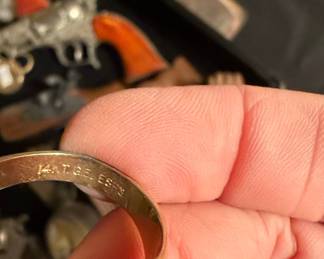 14kt Gold Electroplated Ring with Clear Stones