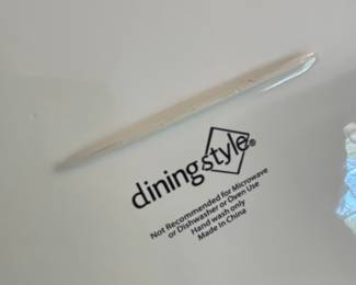 Dining Style White Oval Serving Platter