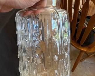 Vintage Federal Glass "Show Off" Canister Jar