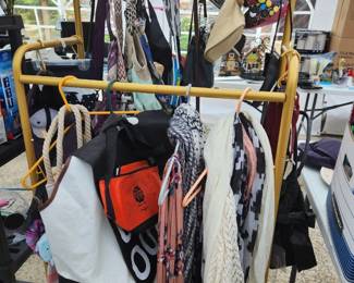 Scarves, Belts, Purses, Bags, Cosmetic Cases