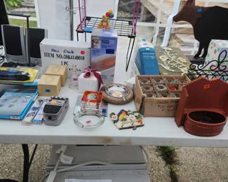 Candle holder, locker accessories, watches, AC unit, Dust Buster