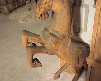 Wooden horse4ft $250
