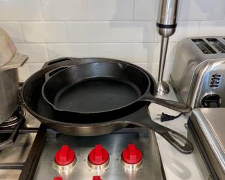 Lodge cast iron pans