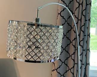 Modern style chrome floor lamp
