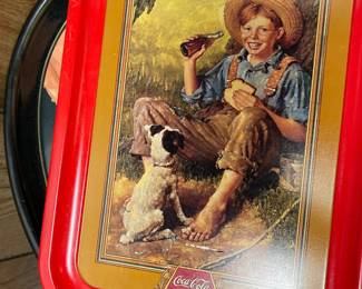 Reproduction Coca Cola trays