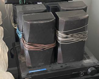 Onkyo sound system with subwoofer