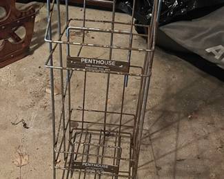 Cool metal penthouse magazine rack