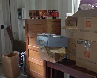 Garage to be unpacked