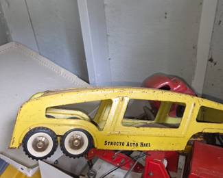 Old toy cars & trucks