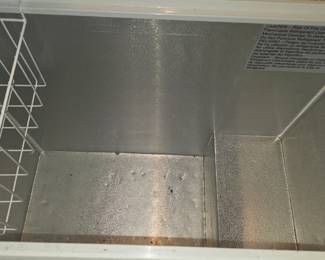 Inside freezer