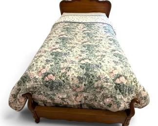 Vintage French ProvincialStyle Twin Bed 2 Mattress Bedding Optional