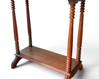 Solid Wood Oval Console Table