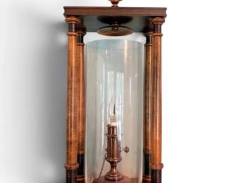 Vintage Hurricane Lamp Wall Sconce