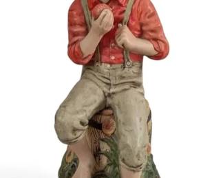Farm Boy Ceramic Figure