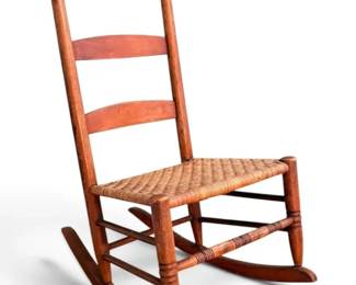Ladder Back Rocking Chair