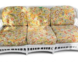Outdoor Wicker Patio Sofa