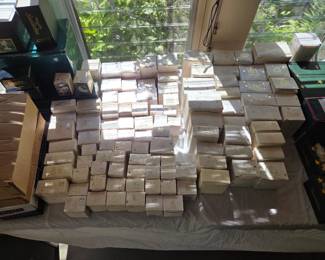 Lots of Vintage Snowbabies in boxes