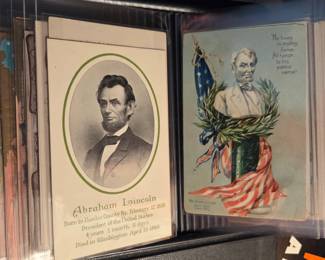 Lots of Vintage & Antique Lincoln Postcards