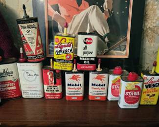 Vintage Oil Cans