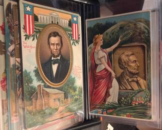 Lots of Vintage & Antique Lincoln Postcards