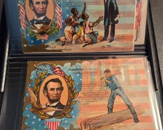 Lots of Vintage & Antique Lincoln Postcards