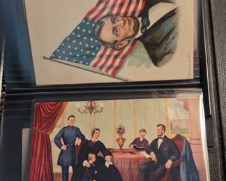 Lots of Vintage & Antique Lincoln Postcards