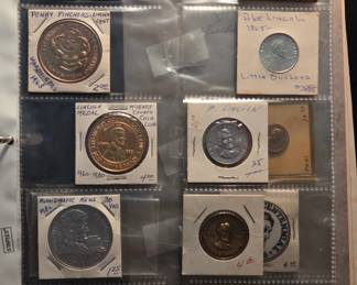 Vintage Lincoln Coins & Tokens