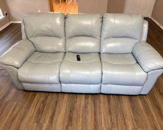 AWESOME ELECTRIC POWERED LEATHER SOFA.