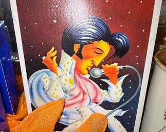Elvis Presley Stylized Art Print