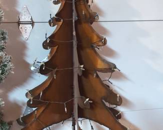 3D Natural Rust Steel Christmas Tree