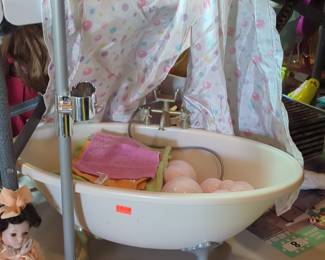 American Girl Doll Bathtub and Shower Set