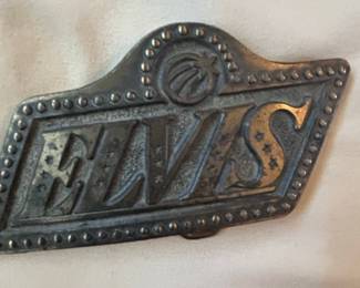 Vintage Elvis Presley Belt Buckle