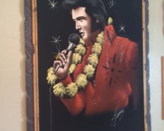 Elvis Presley Velvet Painting