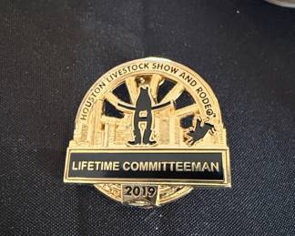Houston Livestock Show and Rodeo 2019 Committeeman Badge