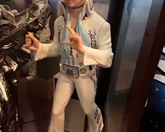 Elvis Presley 'Aloha from Hawaii' Porcelain Figurine with Music Box