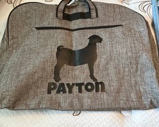 Custom Livestock Show Garment Bag