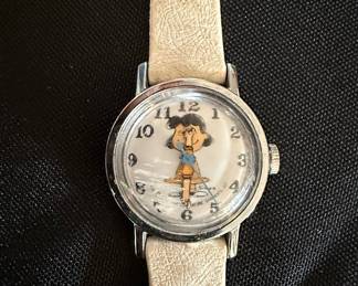 Vintage 1952 Peanuts Lucy Character Watch