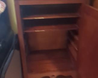 Vintage Single Door Nightstand Cabinet