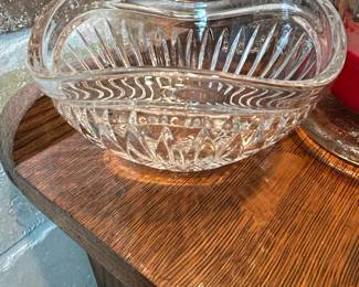 Mikasa Cimarron Triangular Crystal Bowl