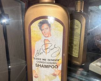Vintage Elvis Presley Love Me Tender Conditioning Shampoo Bottle