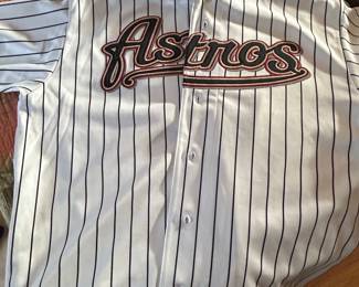 Vintage Houston Astros Pinstripe Baseball Jersey - Player Specific