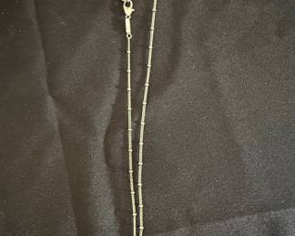 David Yurman Sterling Silver and 14k Gold Heart Necklace with Engraving