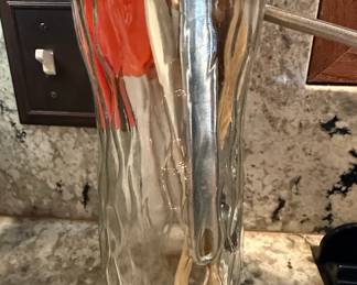 Anchor Hocking Wexford Pattern Glass Utensil Holder
