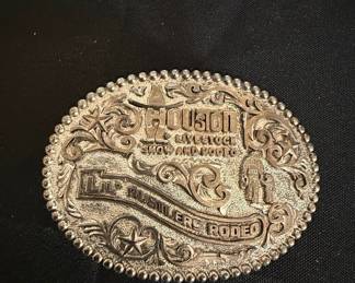 Houston Livestock Show and Rodeo Belt Buckle
